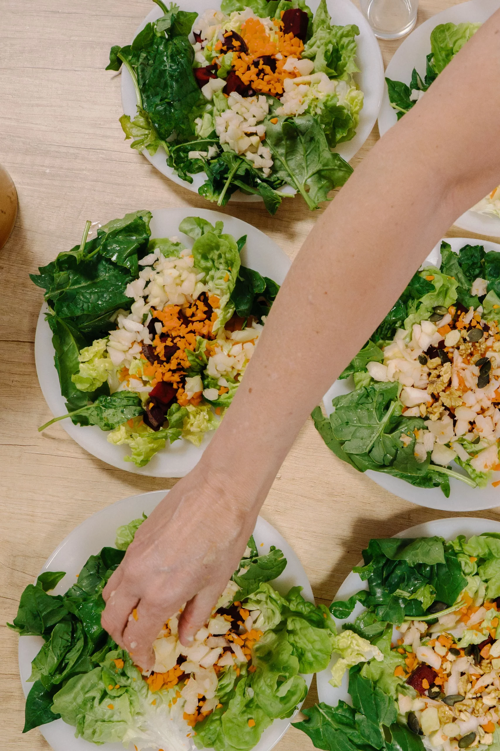 Recette végétale gourmande préparée lors d'un atelier cuisine RSE