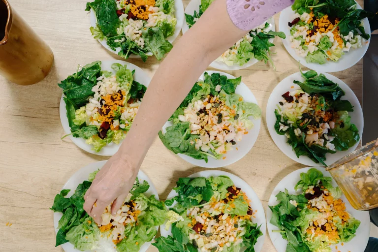 Recette végétale gourmande préparée lors d'un atelier cuisine RSE